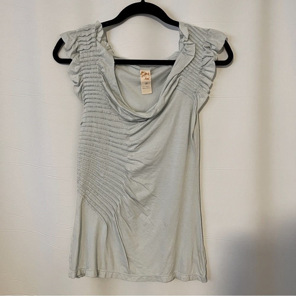 Anthropologie Light Blue Shirt - Size M